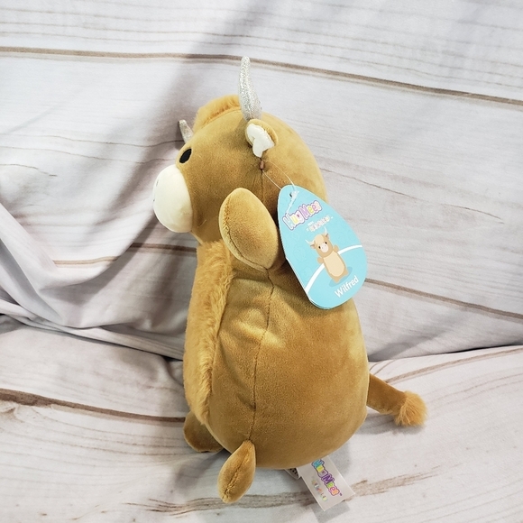 Squishmallows Wilfred Longhorn Cow HugMees Plush Stuffed Toy Hug Me 10 Inch 2022 - Picture 4 of 12